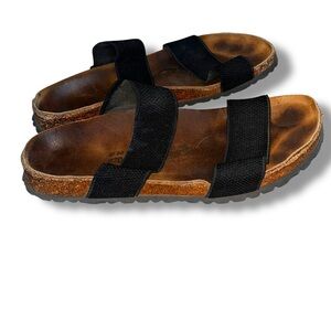 Birkenstock Birki's Curacao II Black Straps Slides Sandals
